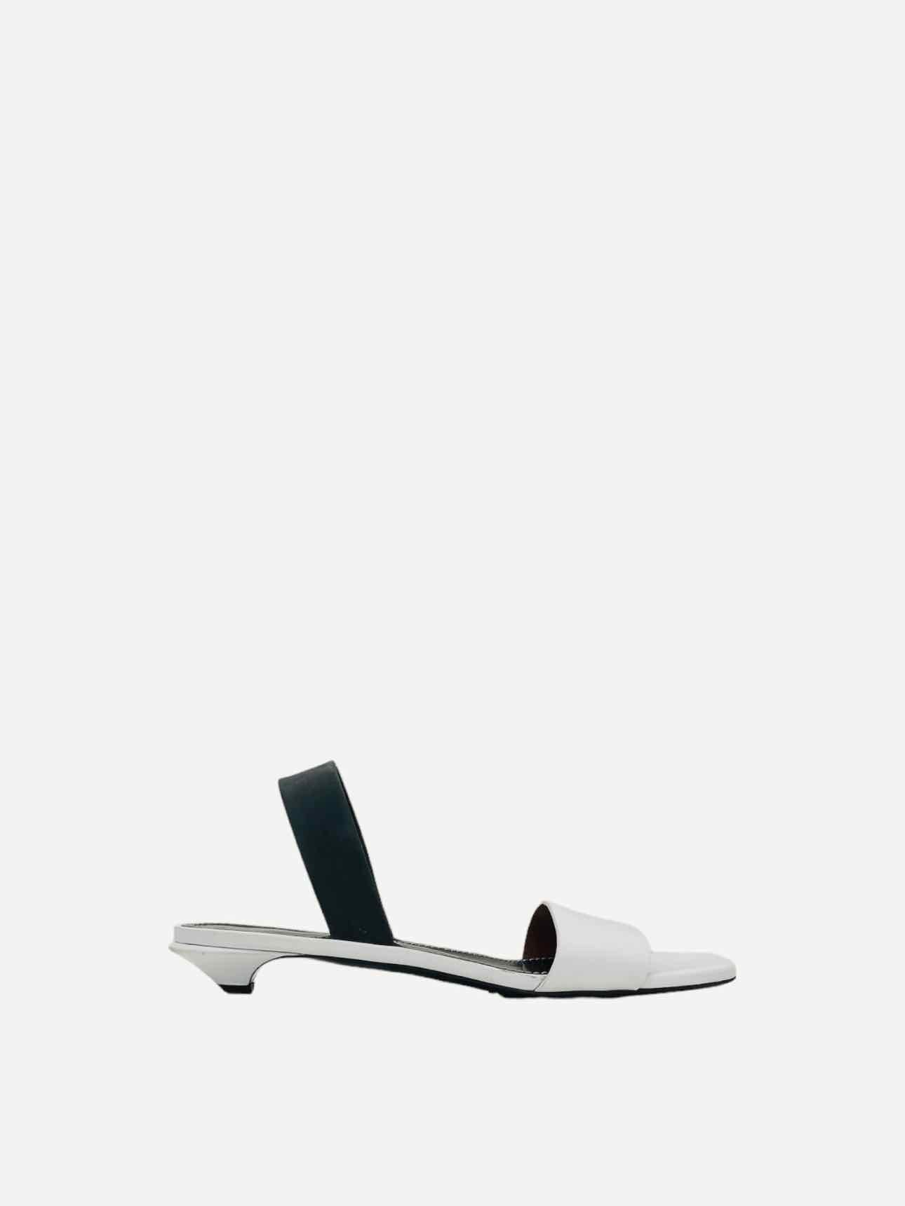 PROENZA SCHOULER White & Black Sandals 39.5