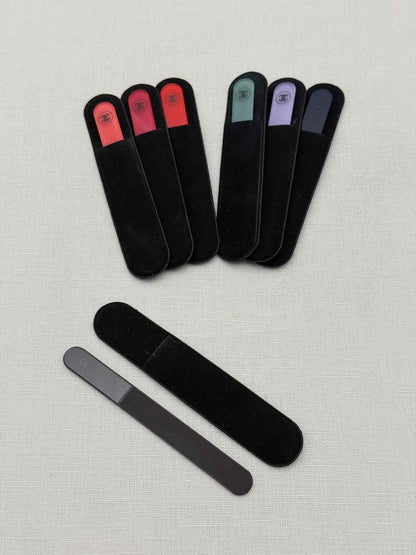CHANEL Limited Edition Black Multicolor Nail File Set