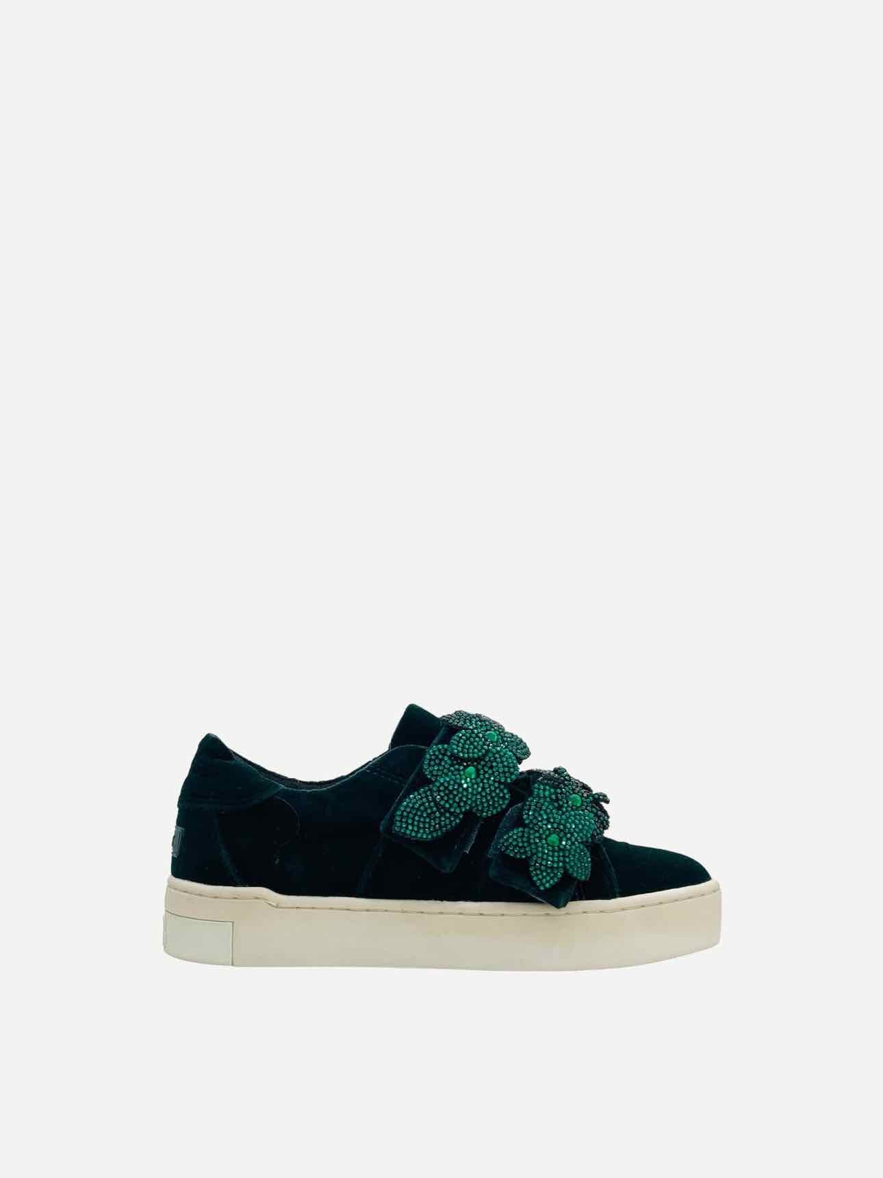 SUE COMMA BONNIE Dark Green Sneakers 36