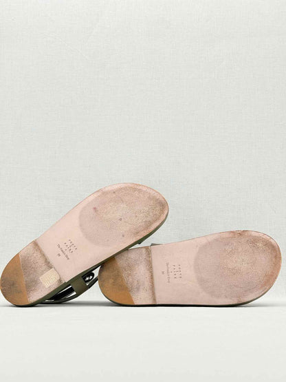PORTE & PAIRE Cross Green Size EU 39 Sandals
