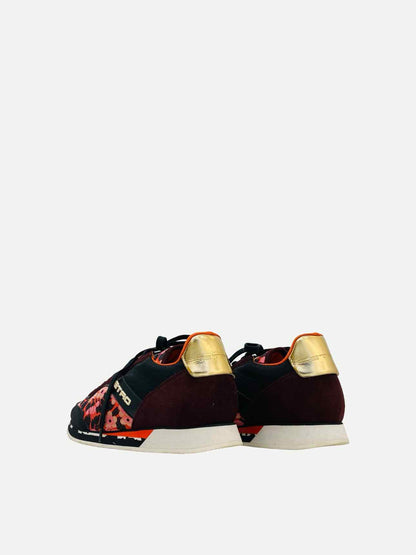 ETRO Plum Multicolor Printed Sneakers 40