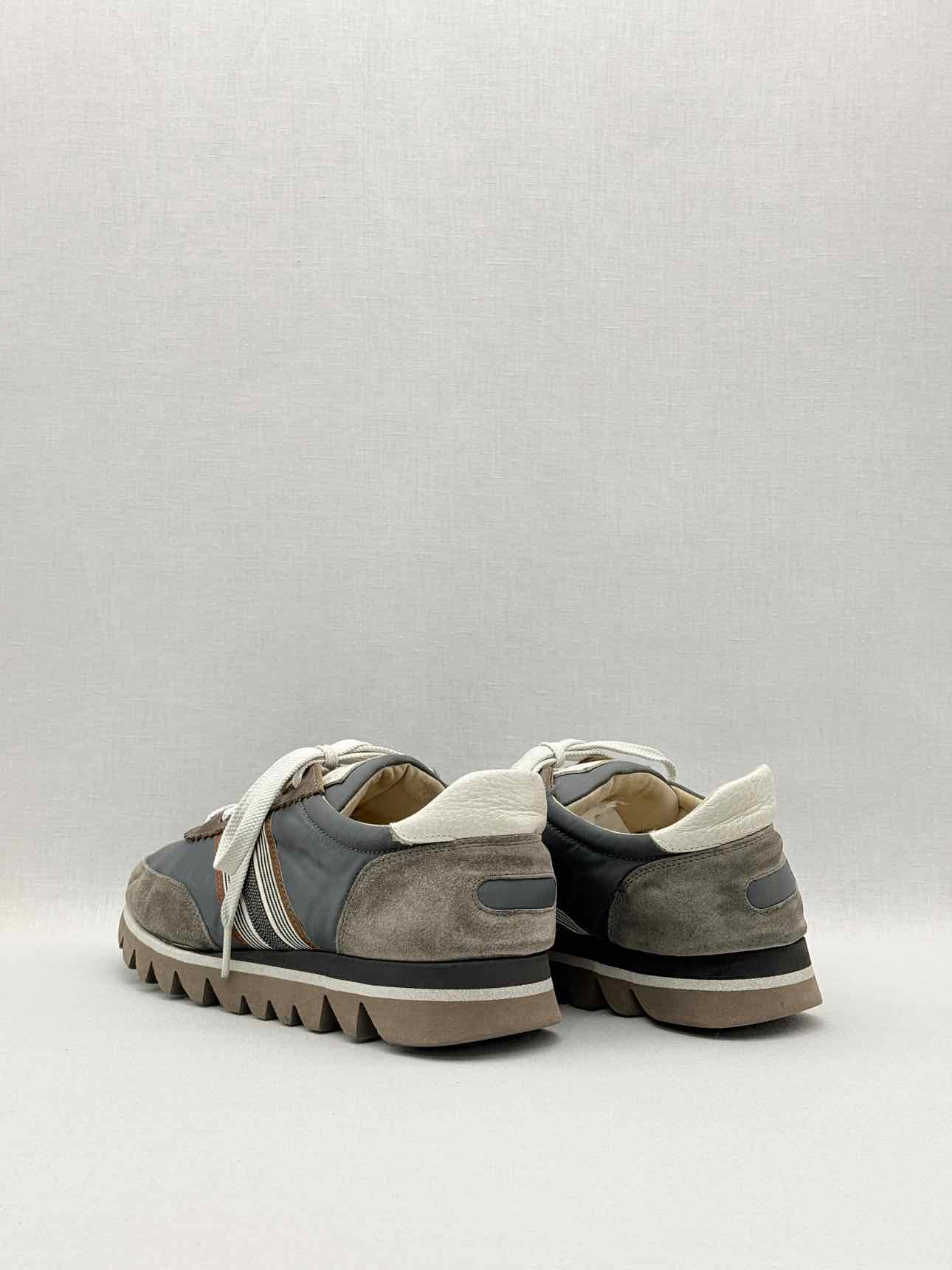 BRUNELLO CUCINELLI Green & Brown Size EU 38 Sneakers