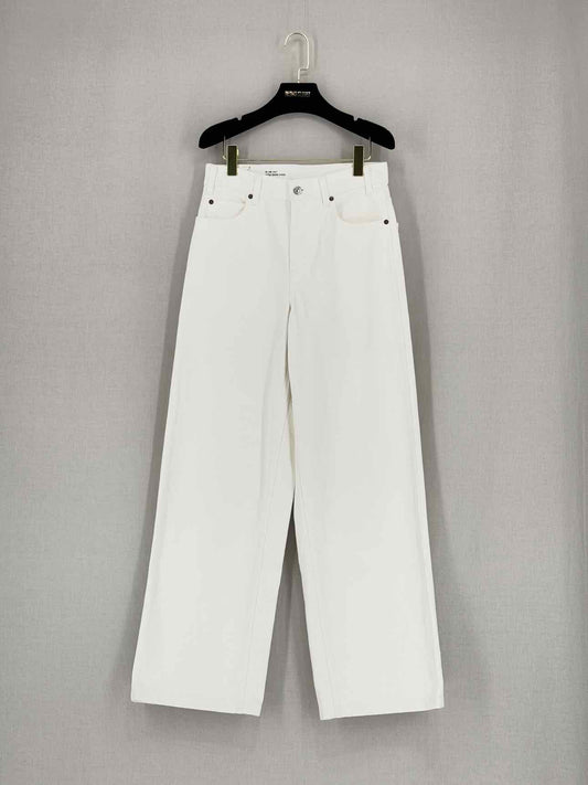 CELINE White Size 28 Jeans