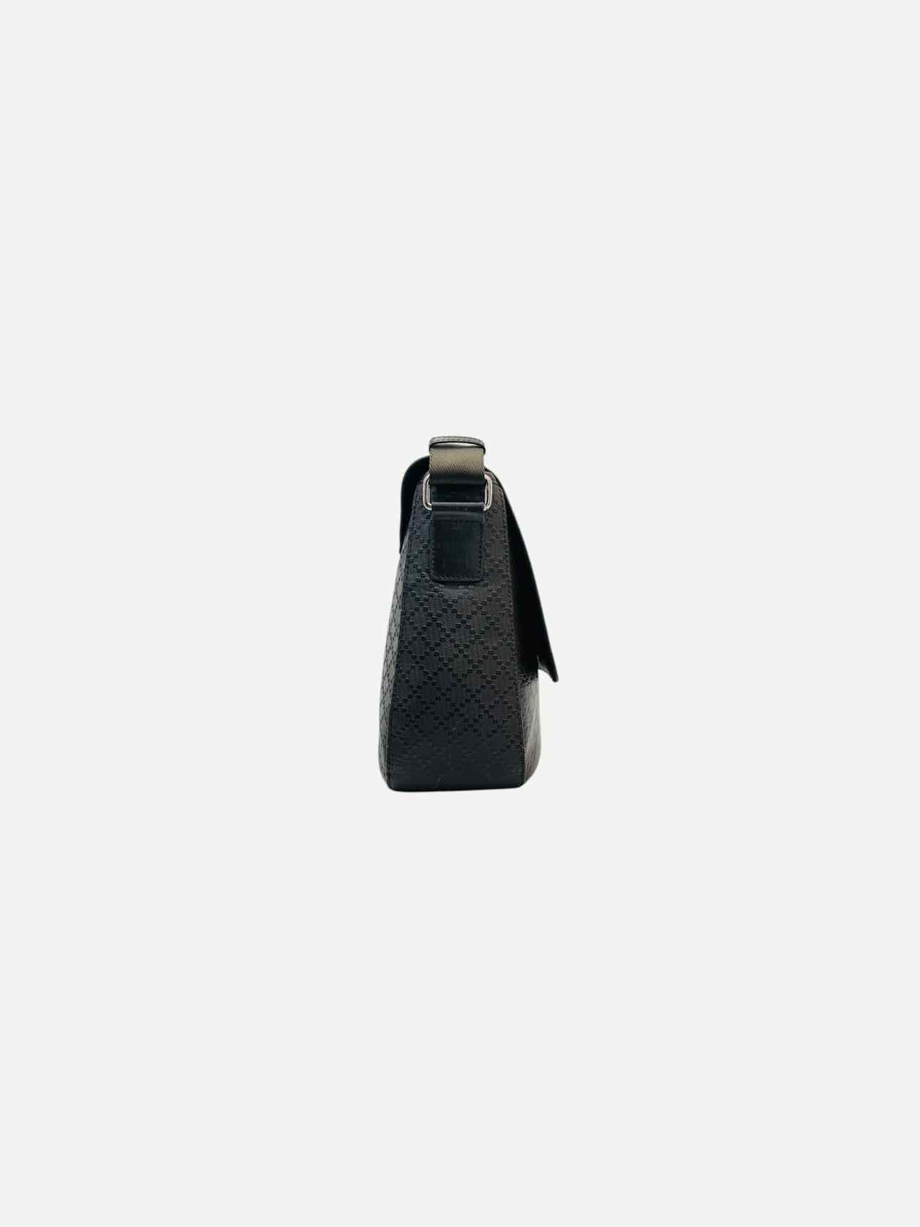 GUCCI Diamante Imprime Black Messenger