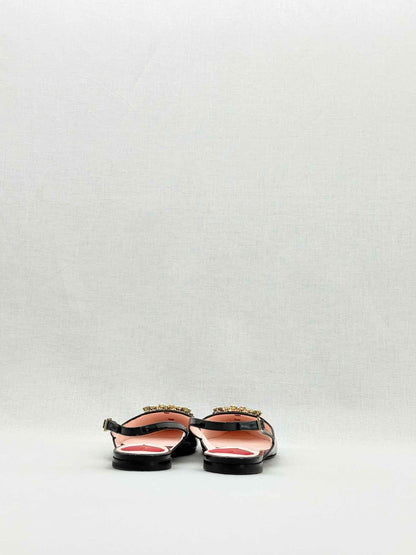 ROGER VIVIER Strass Black Size EU 37 Flats