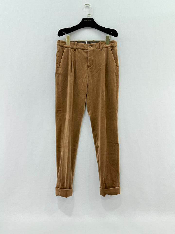 LORO PIANA Velvet Camel Size US 6 Pants