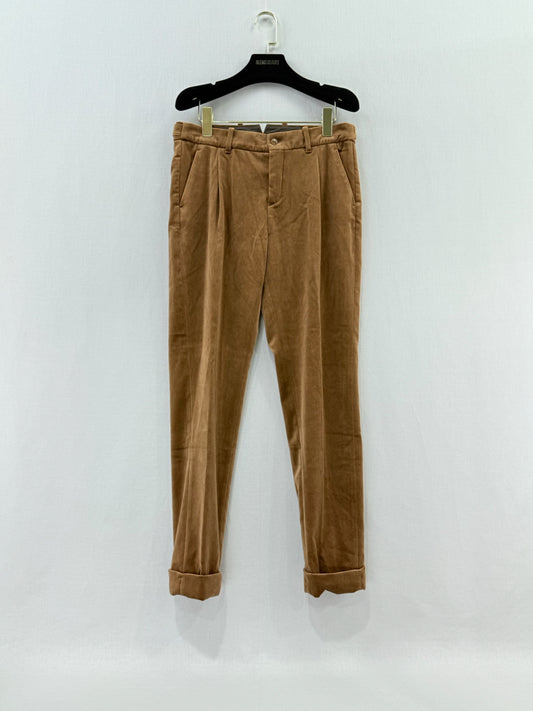 LORO PIANA Velvet Camel Size US 6 Pants
