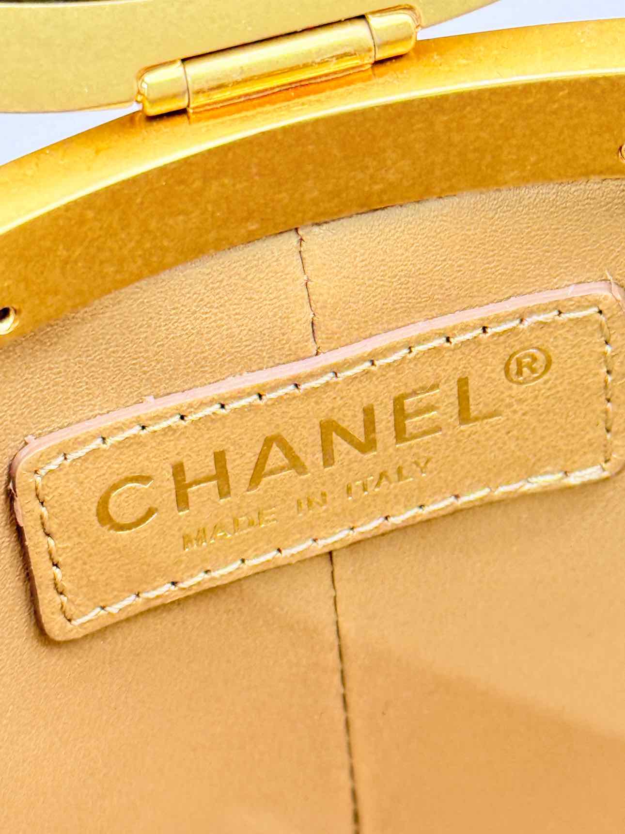 CHANEL Crown Box Black Quilted Vanity Case