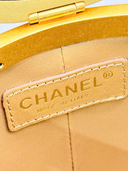 CHANEL Crown Box Black Quilted Vanity Case