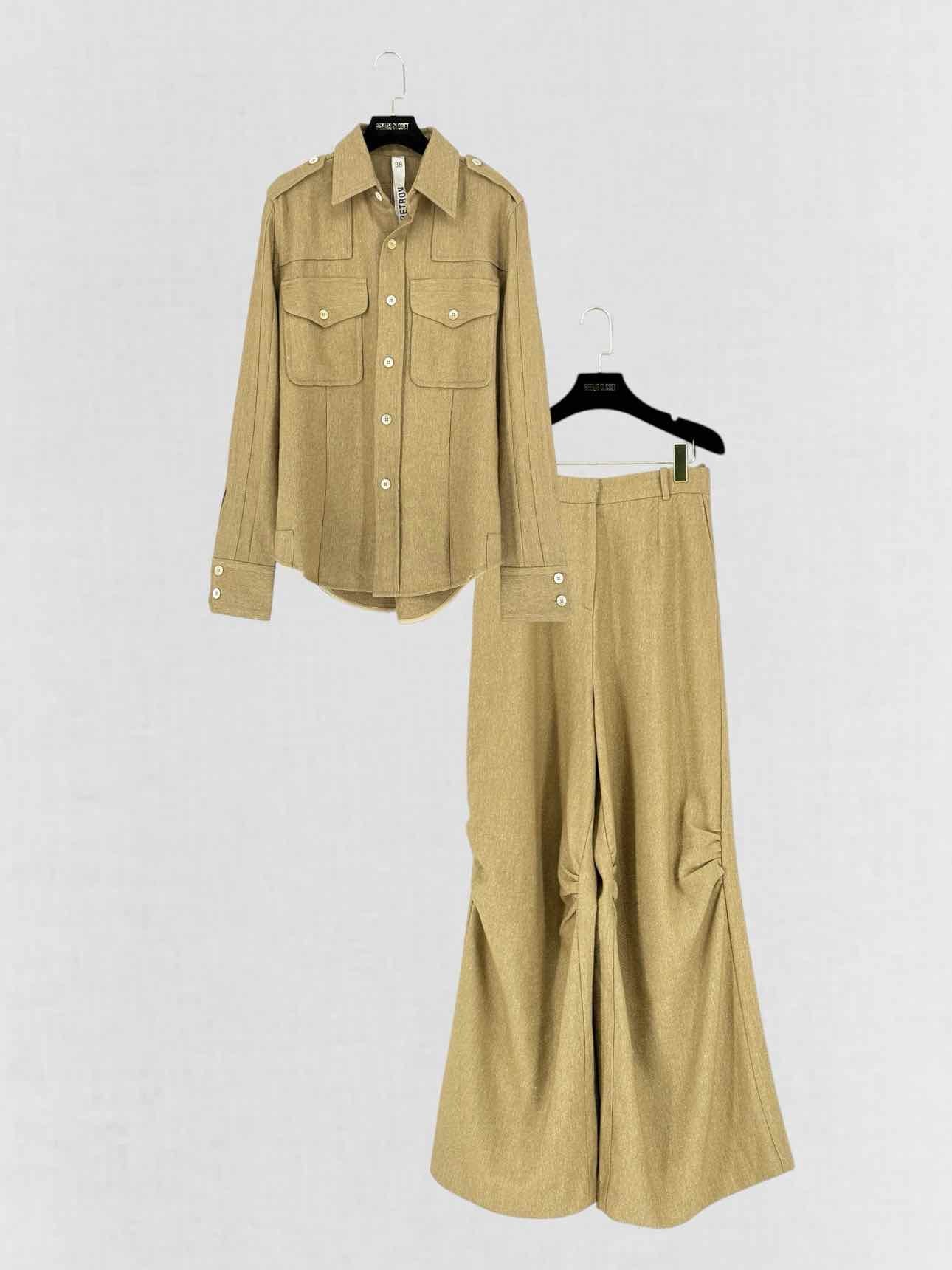 PETAR PETROV Brown Size US 2 Outfit Set