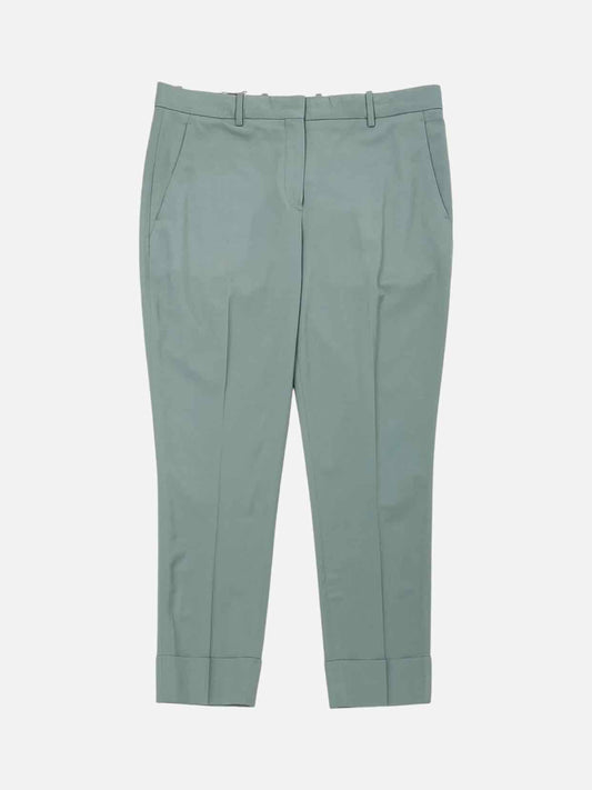 THEORY Tailored Green Pants