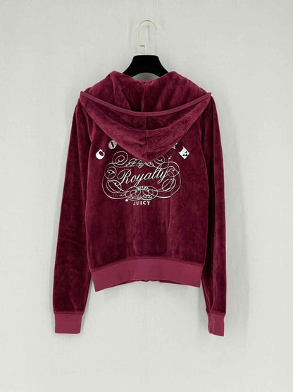 JUICY COUTURE Burgundy Size Small/Medium Tracksuit Set