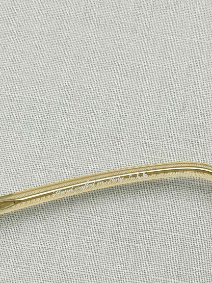 OLIVER PEOPLES Gold Tone Sunglasses
