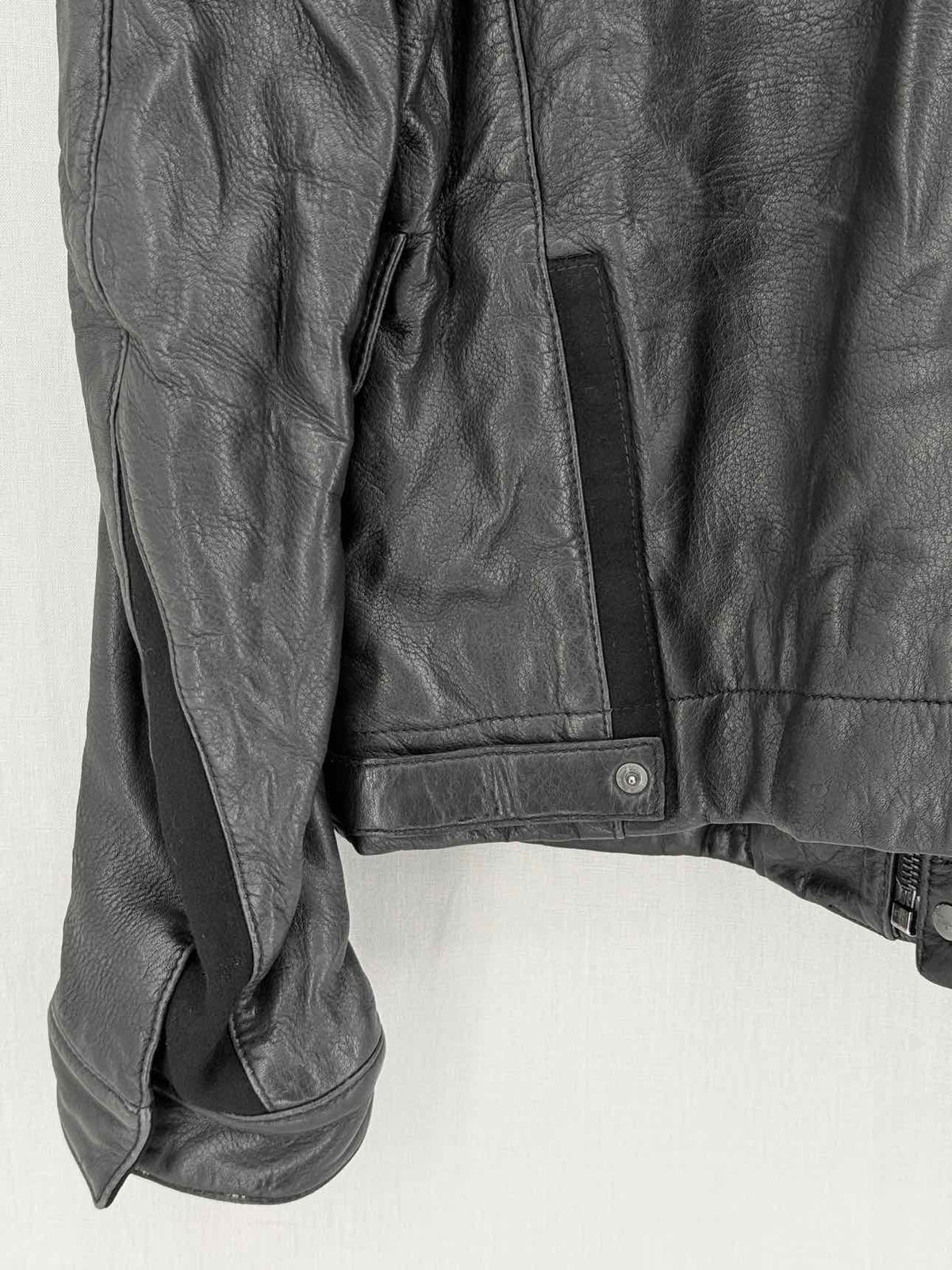 FERRAGAMO Black Distressed Size US 38 Jacket