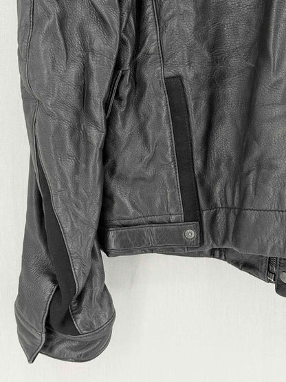 FERRAGAMO Black Distressed Size US 38 Jacket