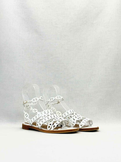 HERMES Kalliste White Size EU 35 Sandals