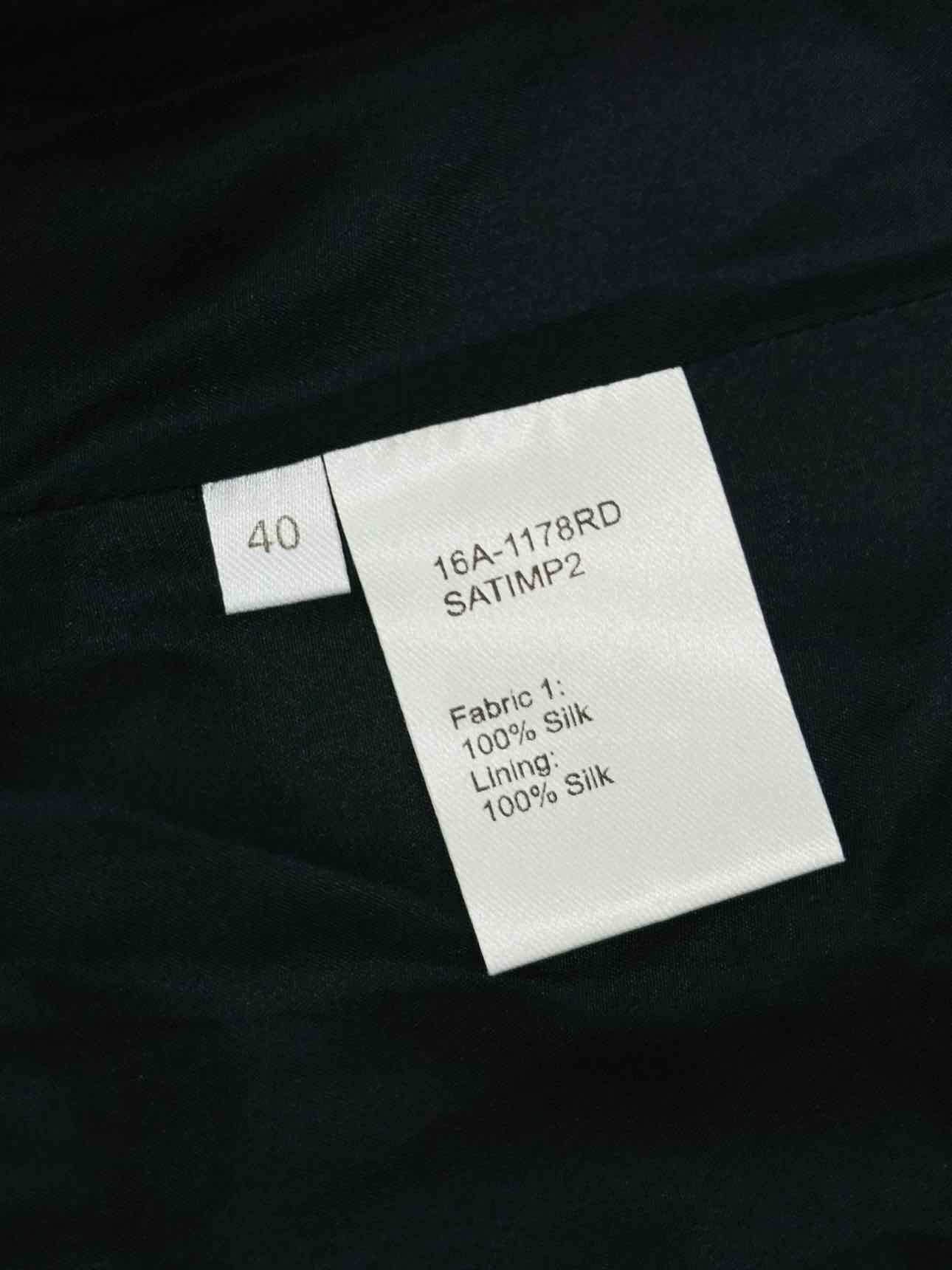 INGIE PARIS Black & Pink Floral Size US 8 Midi Dress