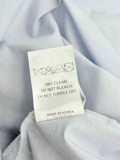 THE FRANKIE SHOP Pale Blue Size Medium Shirt