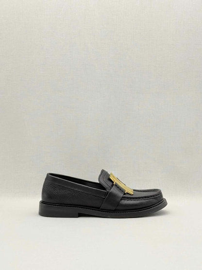 MOSCHINO College Black Size EU 37 Loafers