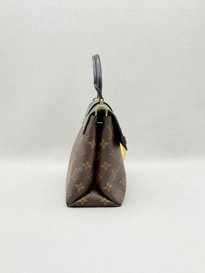 LOUIS VUITTON One Handle Brown & Black Top Handle