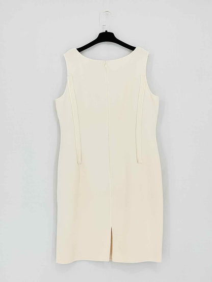 ST. JOHN COUTURE Beige Size US 14 Knee Length Dress