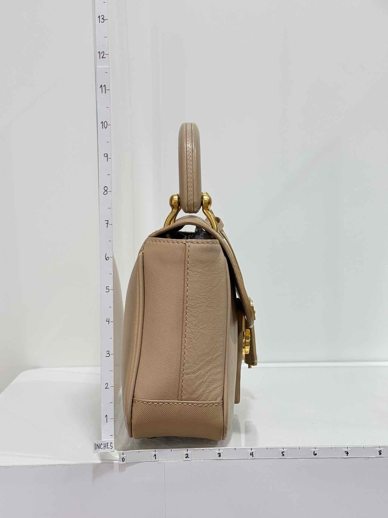 BURBERRY DK88 Beige Top Handle
