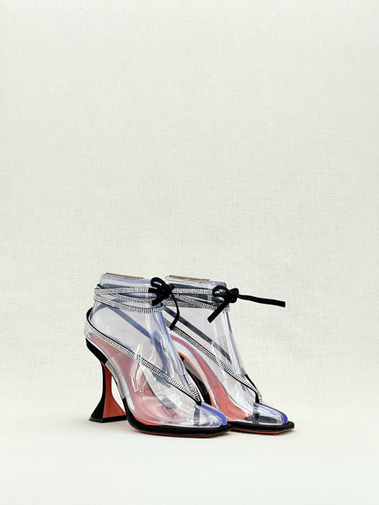 AMINA MUADDI Zula Black Size EU 36.5 Heeled Sandals