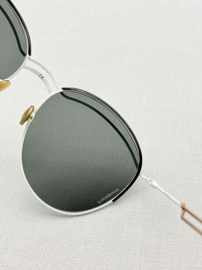 CHRISTIAN DIOR Grey & White Sunglasses