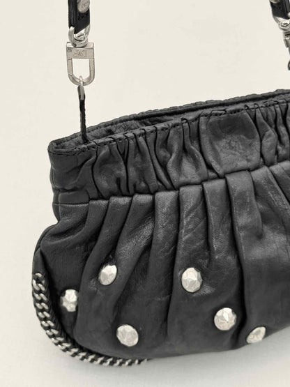 DIANE VON FURSTENBERG Belle Black Clutch