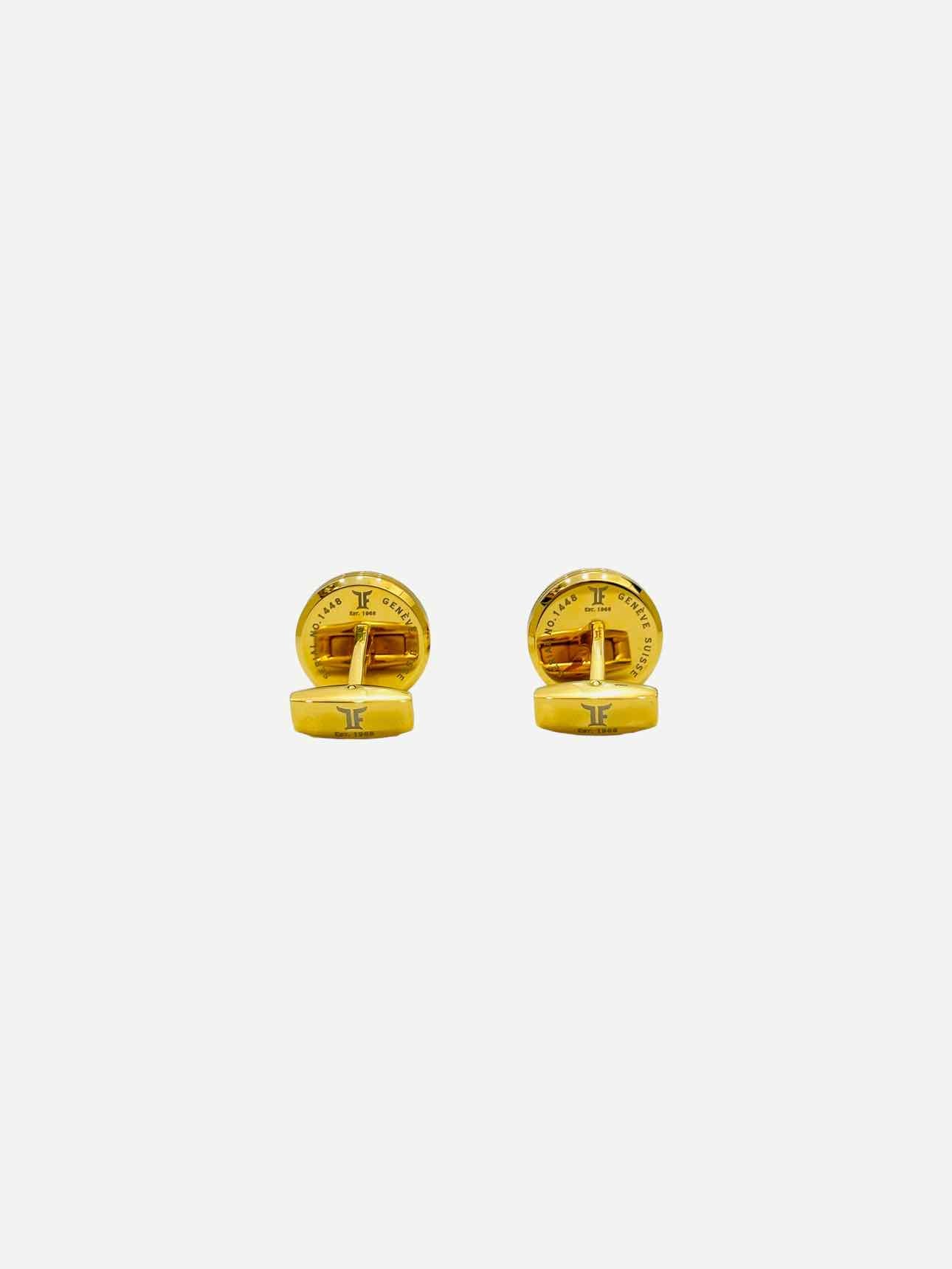 TF EST. 1968 Yellow & Black Cuff Links