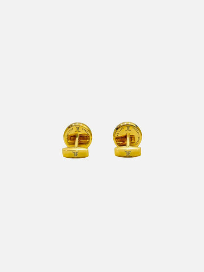 TF EST. 1968 Yellow & Black Cuff Links