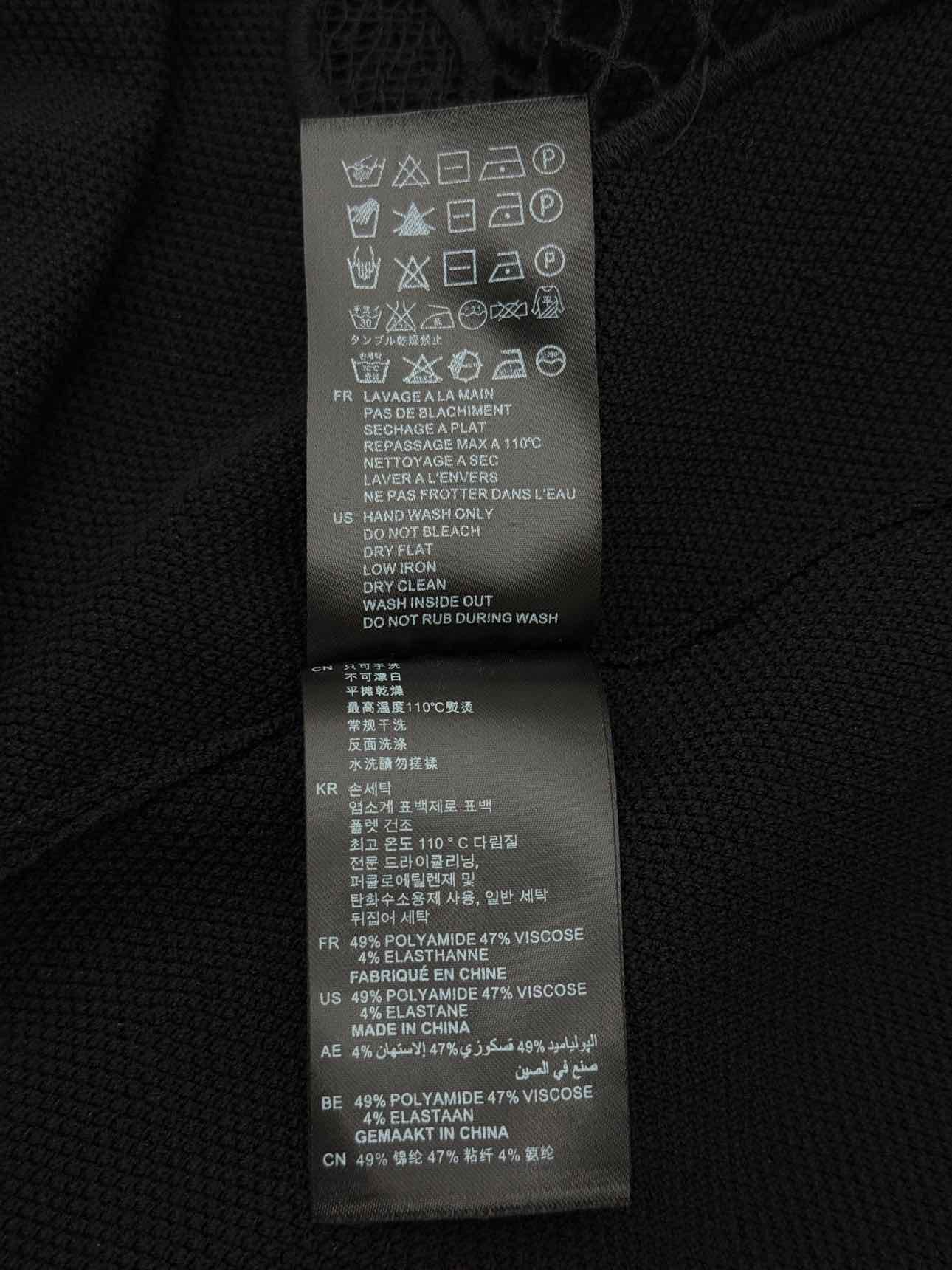 SANDRO Black Size US 4 Short Dress