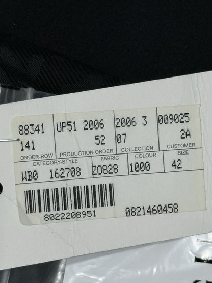 GUCCI Single Breasted Black Size US 6 Coat