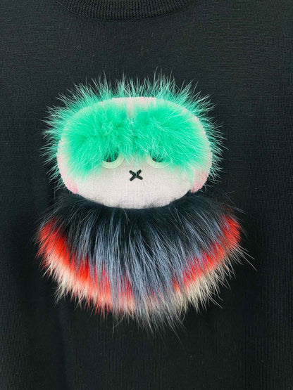 FENDI Bug Eye Black Multicolor Size US 4 Jumper