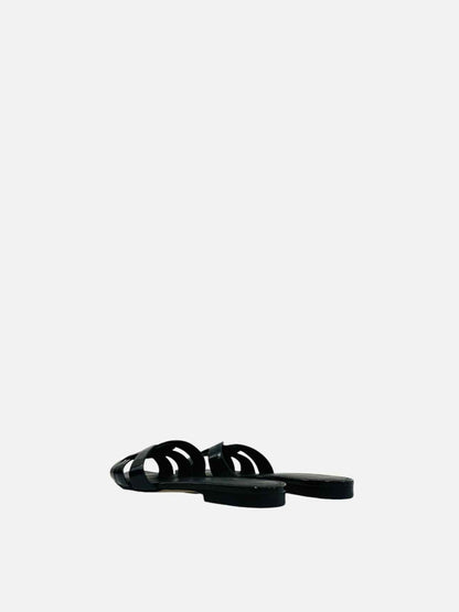 SAINT LAURENT Tribute Black Flats 38