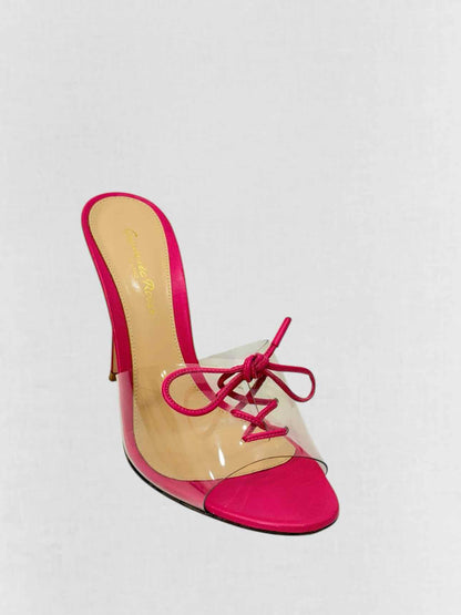 GIANVITO ROSSI Pink Size EU 38 Heeled Sandals
