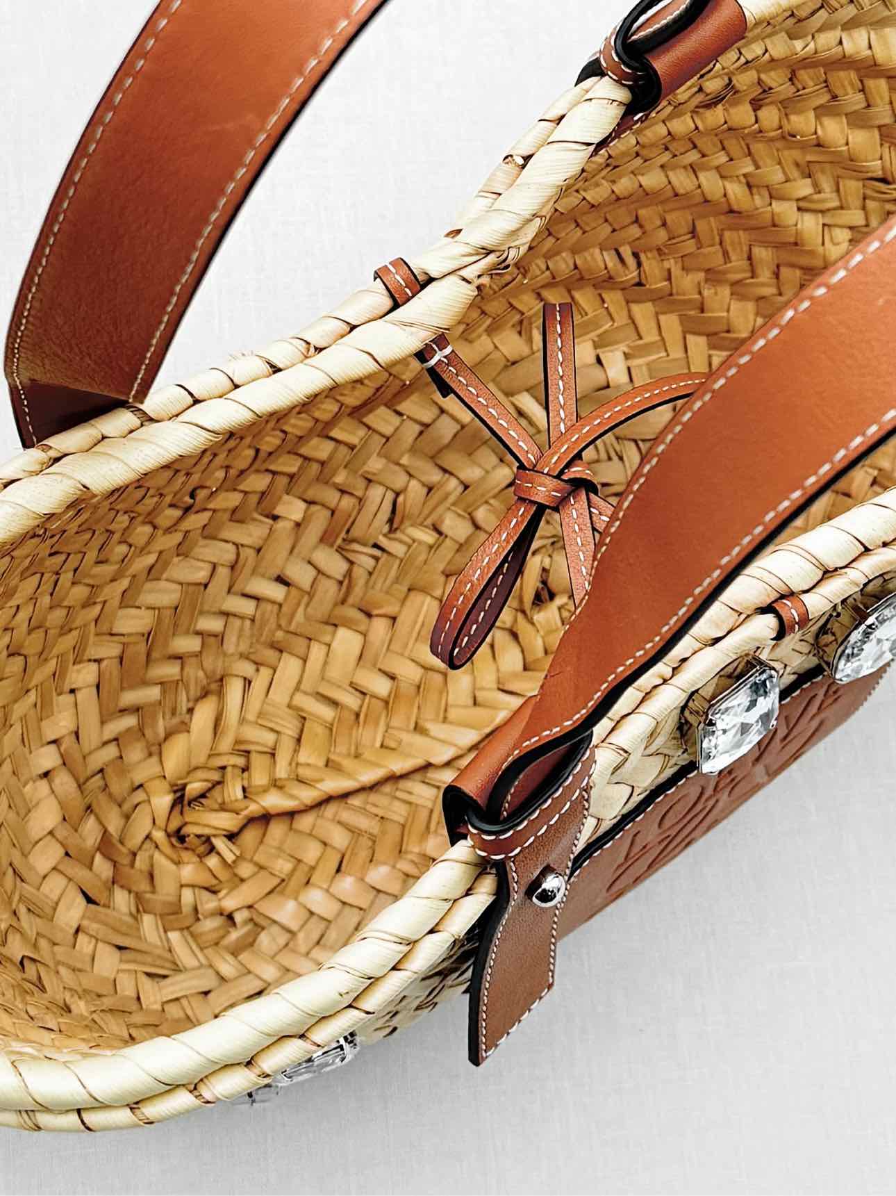 LOEWE Basket Stones Natural Tan Tote Bag