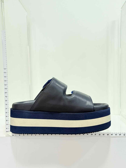 PALOMA BARCELO Navy Blue Size EU 36 Slip-ons