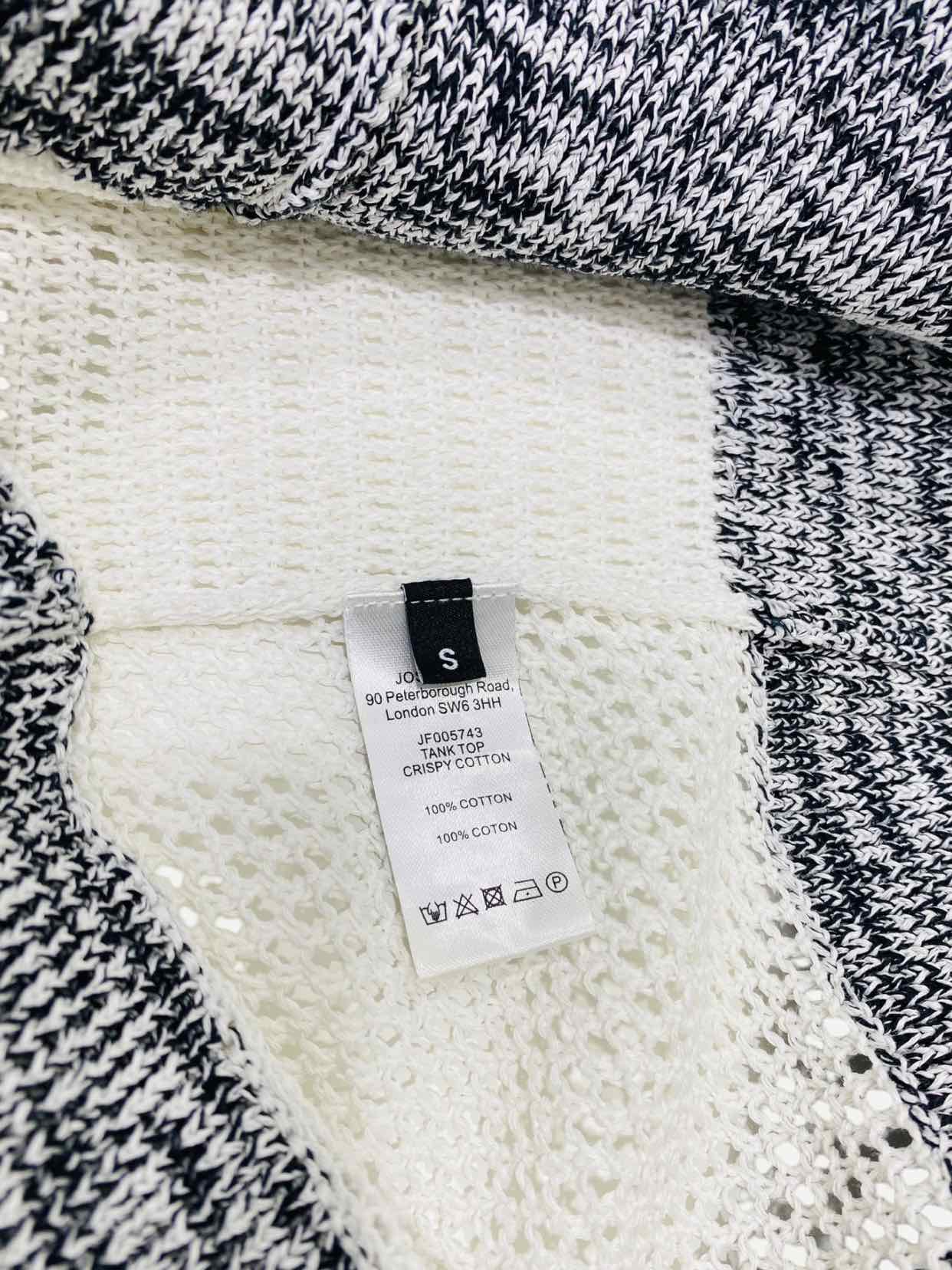 JOSEPH Off-white & Grey Print Size Small Top
