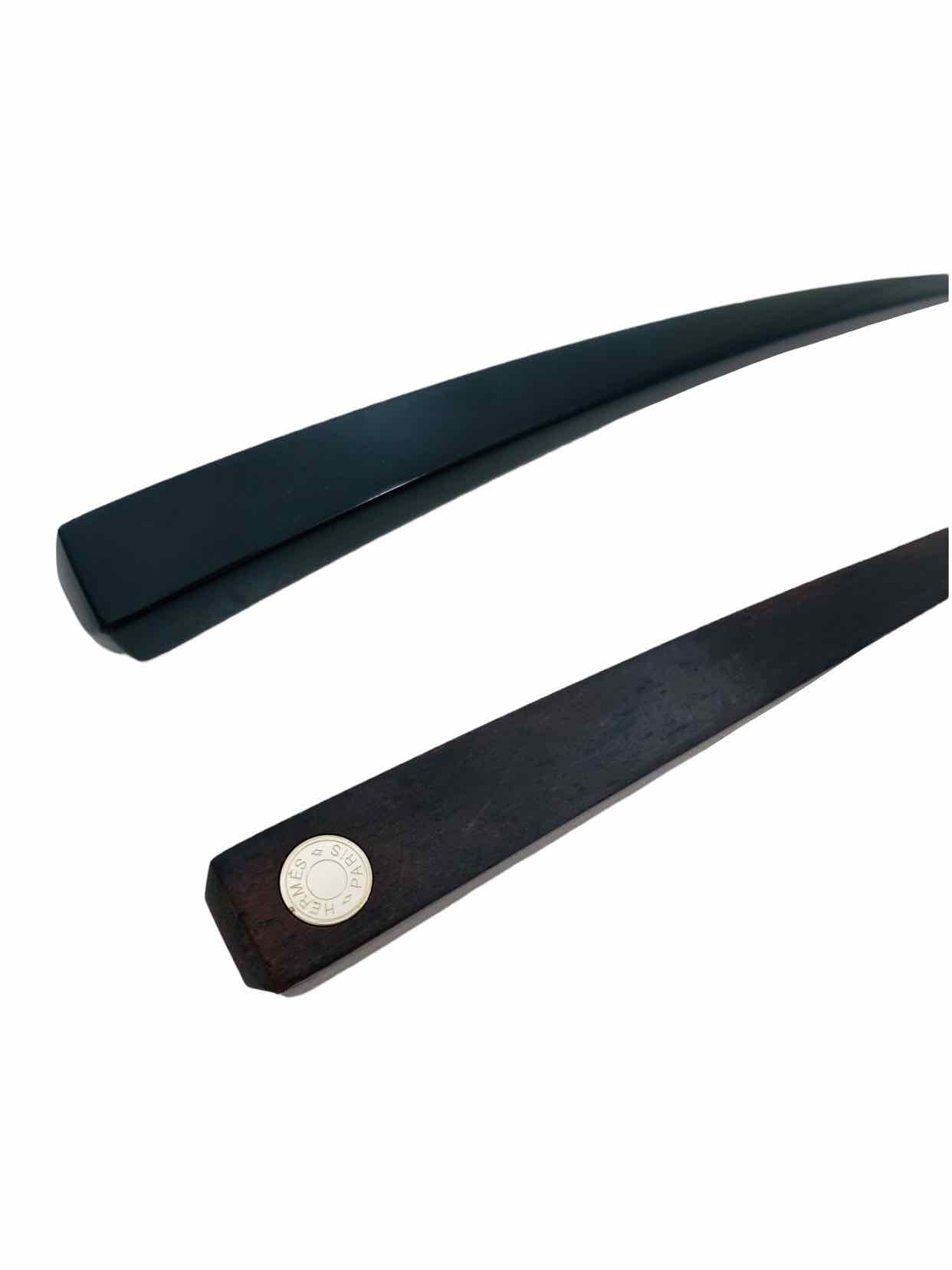 HERMES Brown Hair Clip