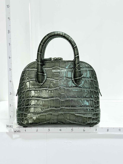 BALENCIAGA Ville Grey Top Handle