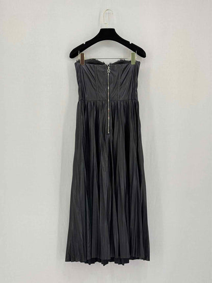 ELISABETTA FRANCHI Black Size US 8 Midi Dress