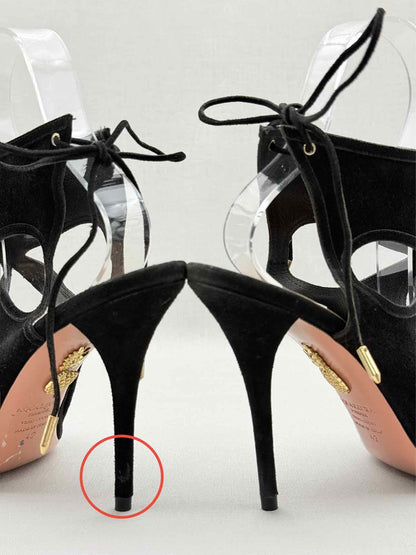 AQUAZZURA Sexy Thing Black Size EU 42 Heeled Sandals