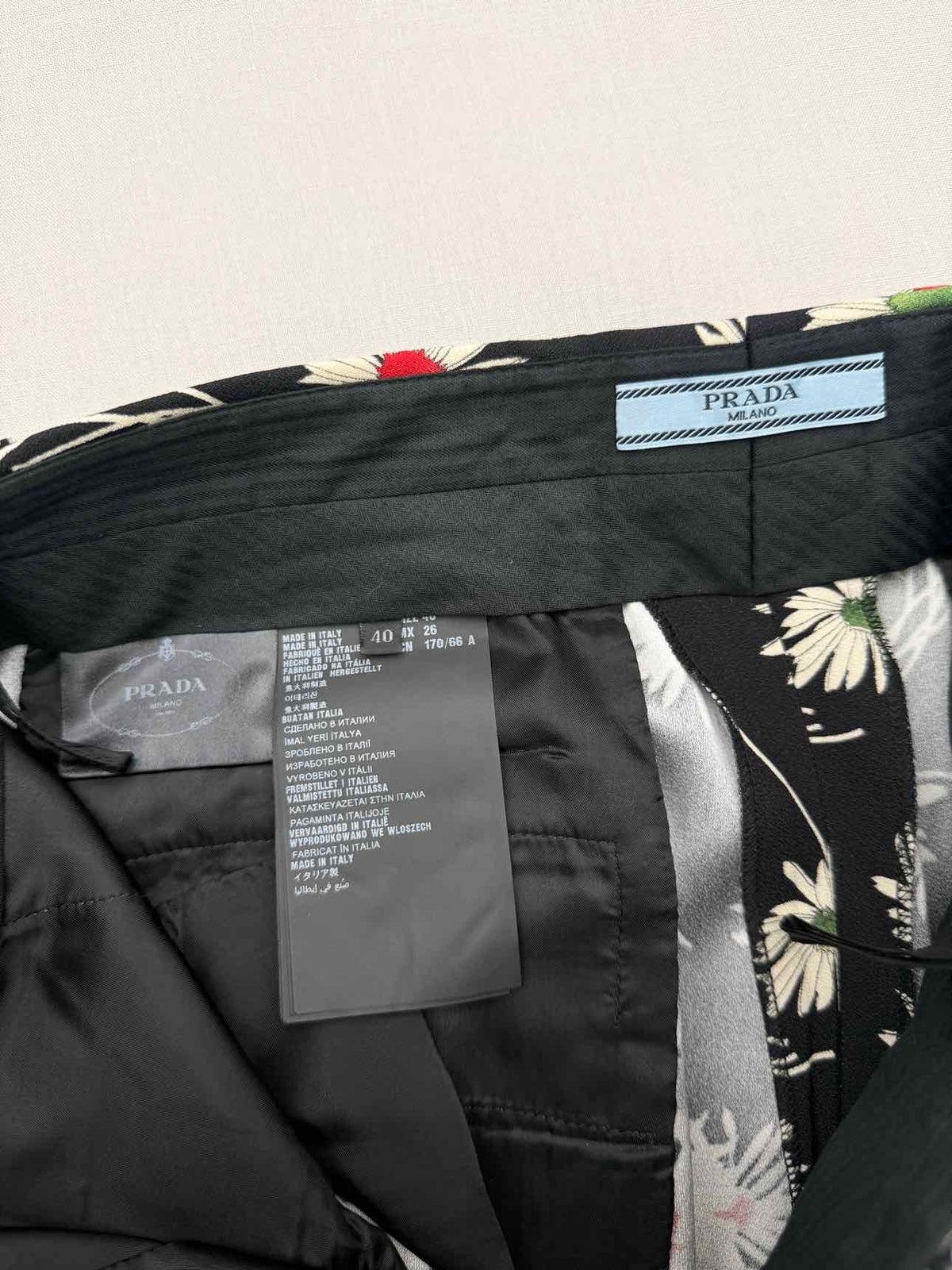 PRADA Black Multicolor Size US 2/4 Outfit Set