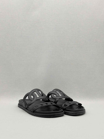 HERMES Extra Black Size EU 38 Sandals