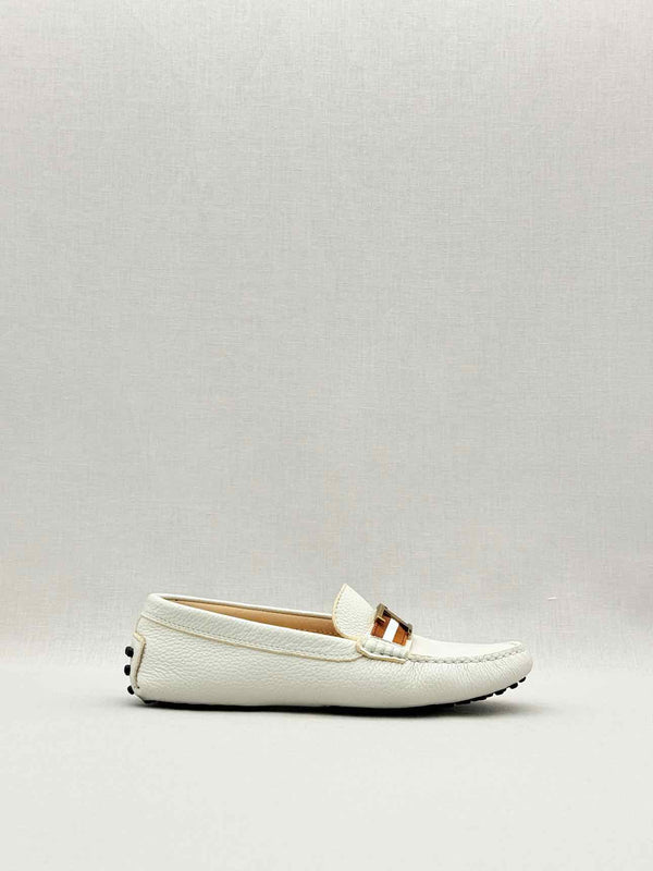 TOD'S White Size EU 35.5 Loafers