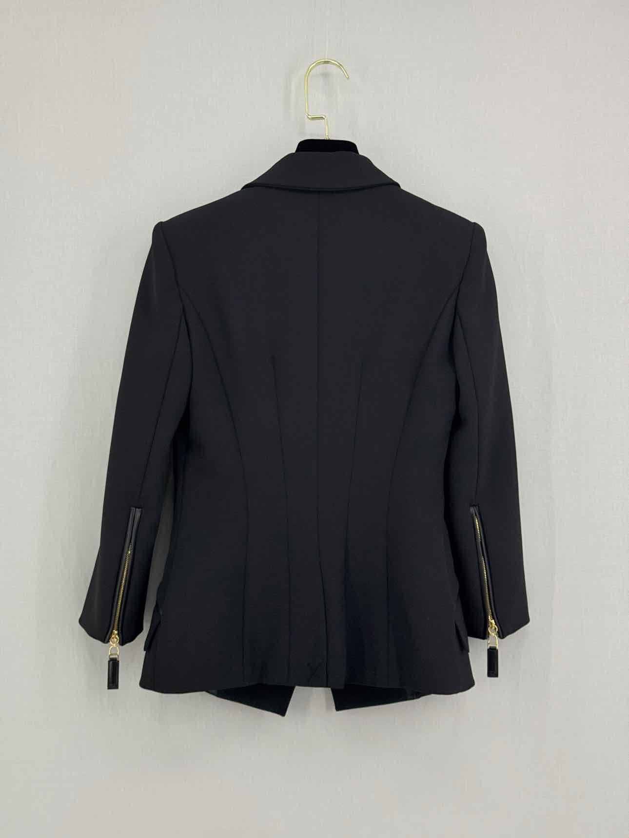 ELISABETTA FRANCHI Black Size US 4 Jacket