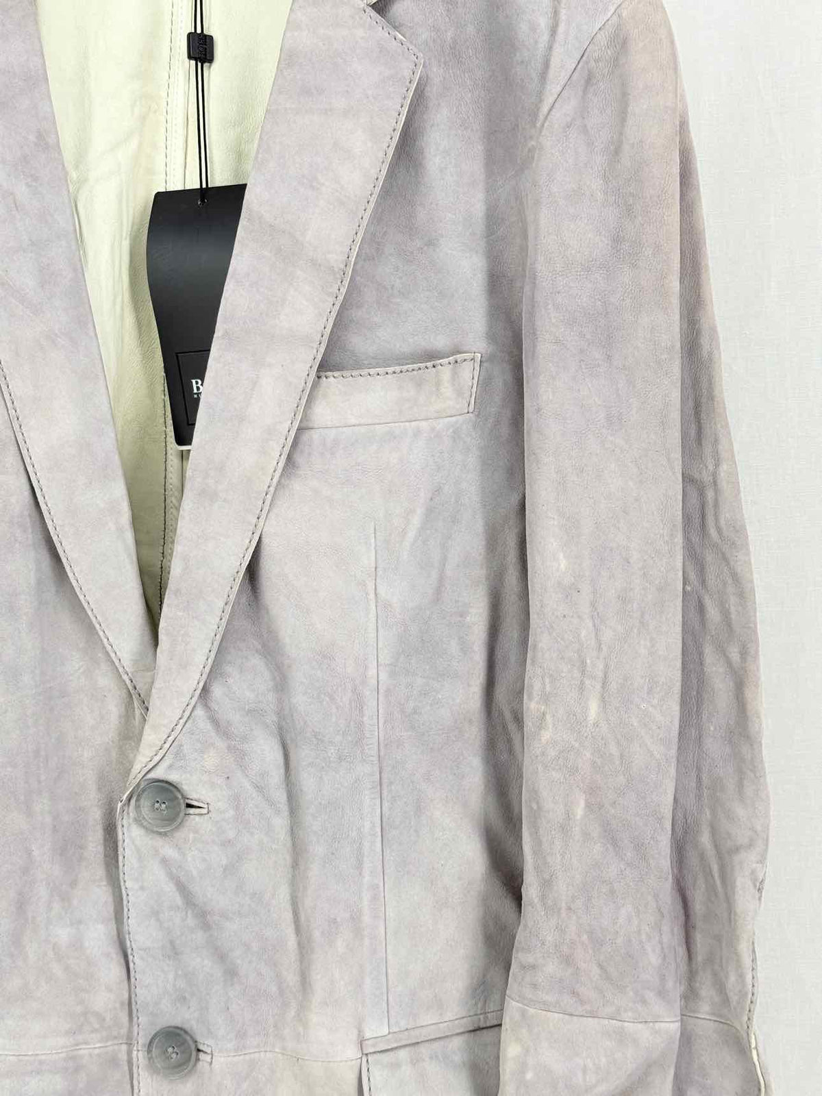 BOSS HUGO BOSS Single Breasted Grey Size US 40 Jacket