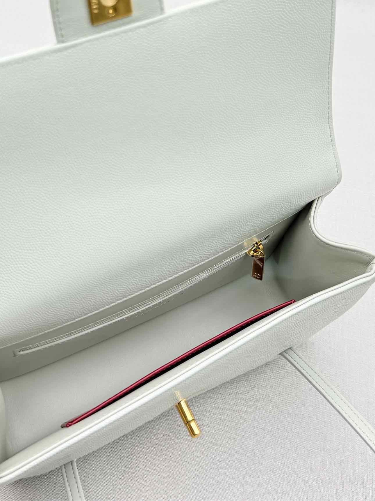 CHANEL Preppy Coco Pastel Green Shoulder Bag