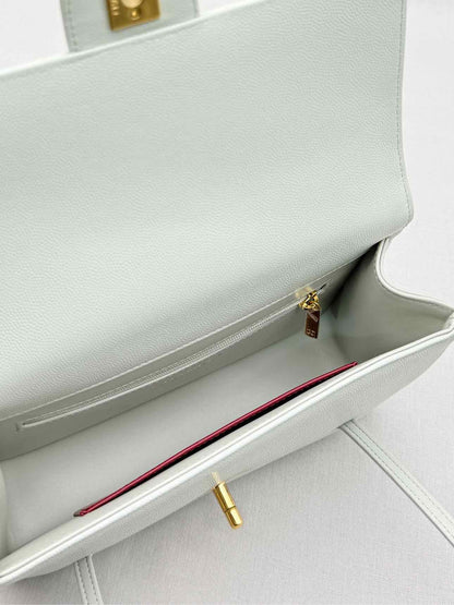CHANEL Preppy Coco Pastel Green Shoulder Bag